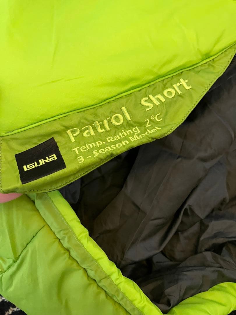 美品ISUKA Patrol Short 3シーズン寝袋