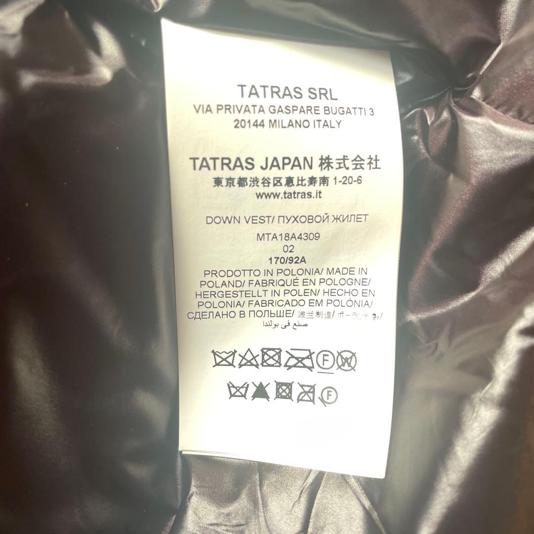 TATRAS 黒 02 ダウンベストM