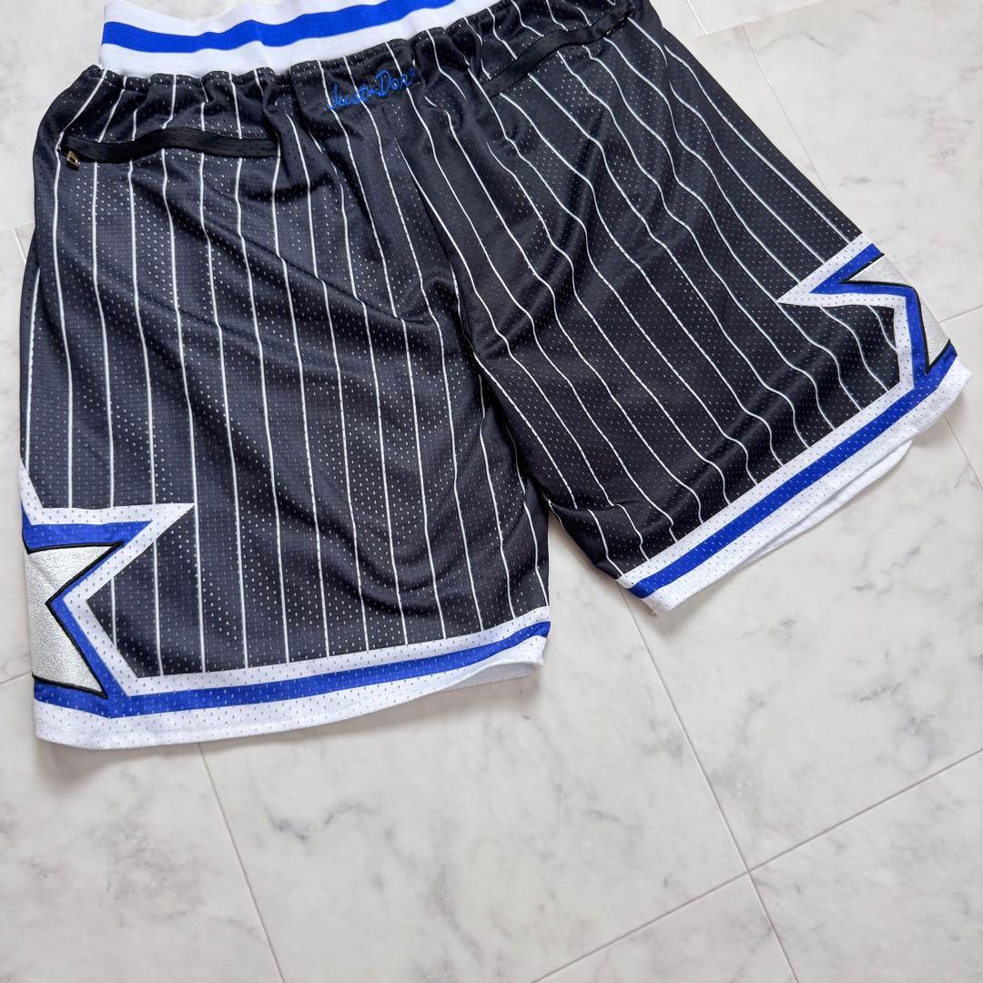 NBA Just Don オーランドマジック ショートパンツ　ストライプ　星　L