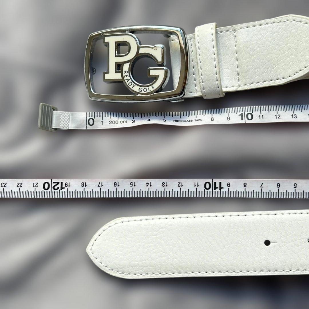 PG READY GOLF ホワイトベルト⚫︎8-079