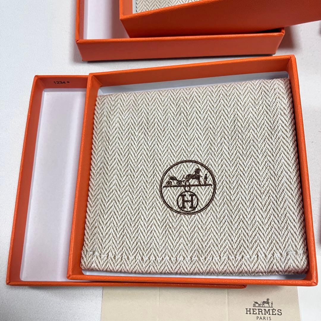 美品　エルメス　保存袋　空箱　4個セット　ブレスレット　アクセサリー入れ　現行品