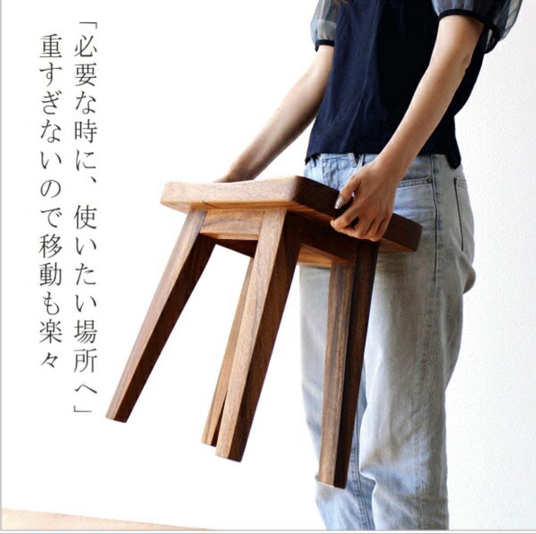ギギliving スツール 無垢材 木製 椅子 サイドテーブル