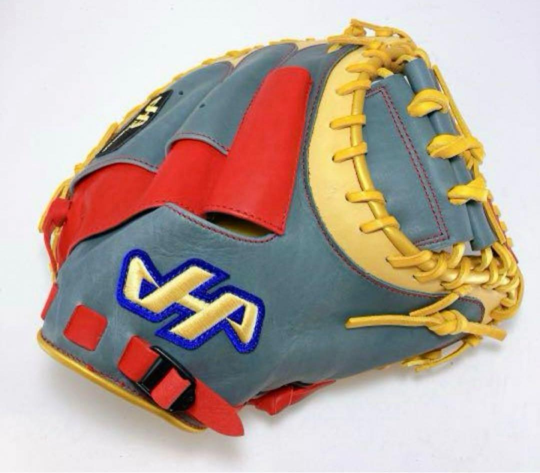 ハタケヤマ 硬式 キャッチャーミット 限定オーダー キャメル 339