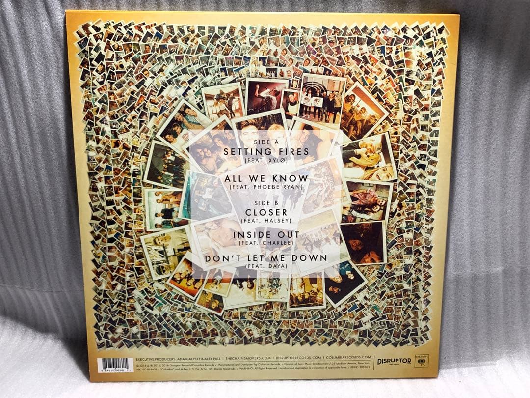 THE CHAINSMOKERS COLLAGE EU盤 ホワイト盤 EP