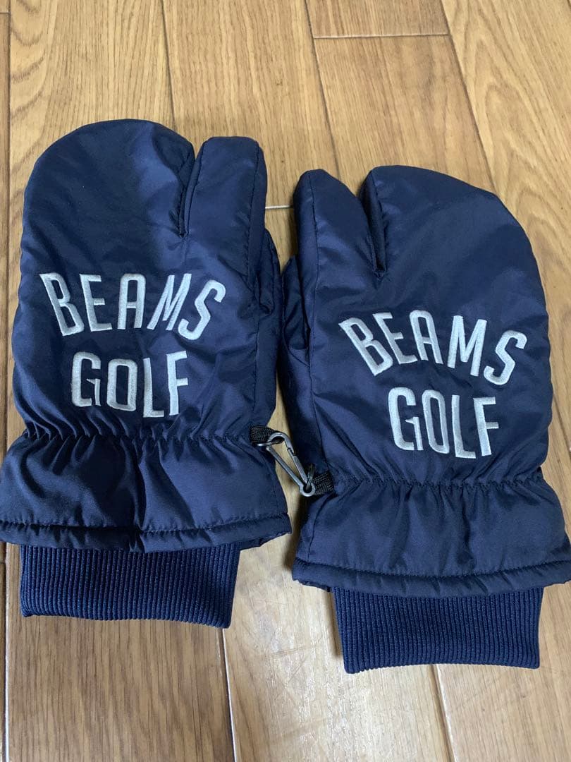 BEAMS GOLF ネイビー ミトン