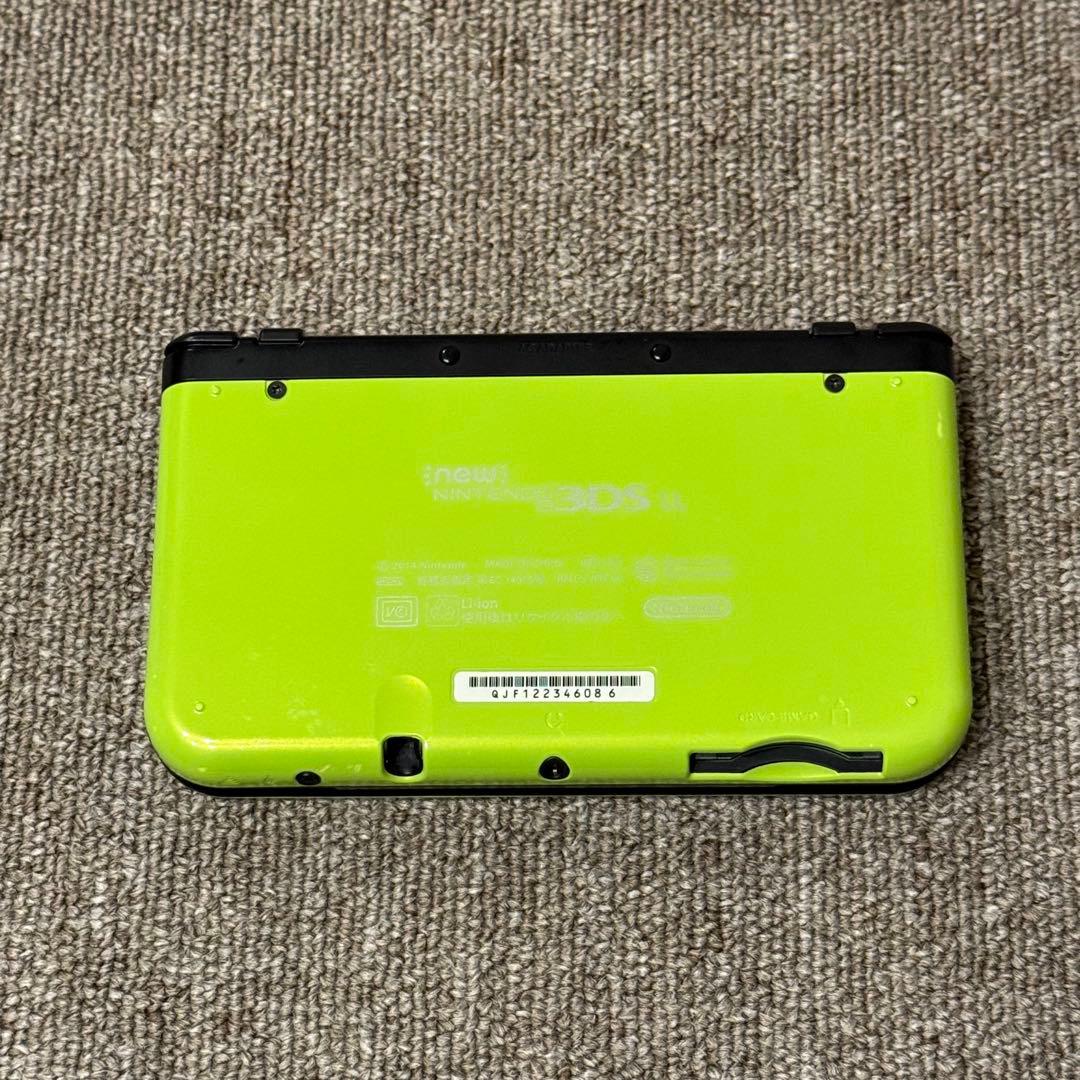 Newニンテンドー3DS LL ライム×ブラック 上IPS搭載