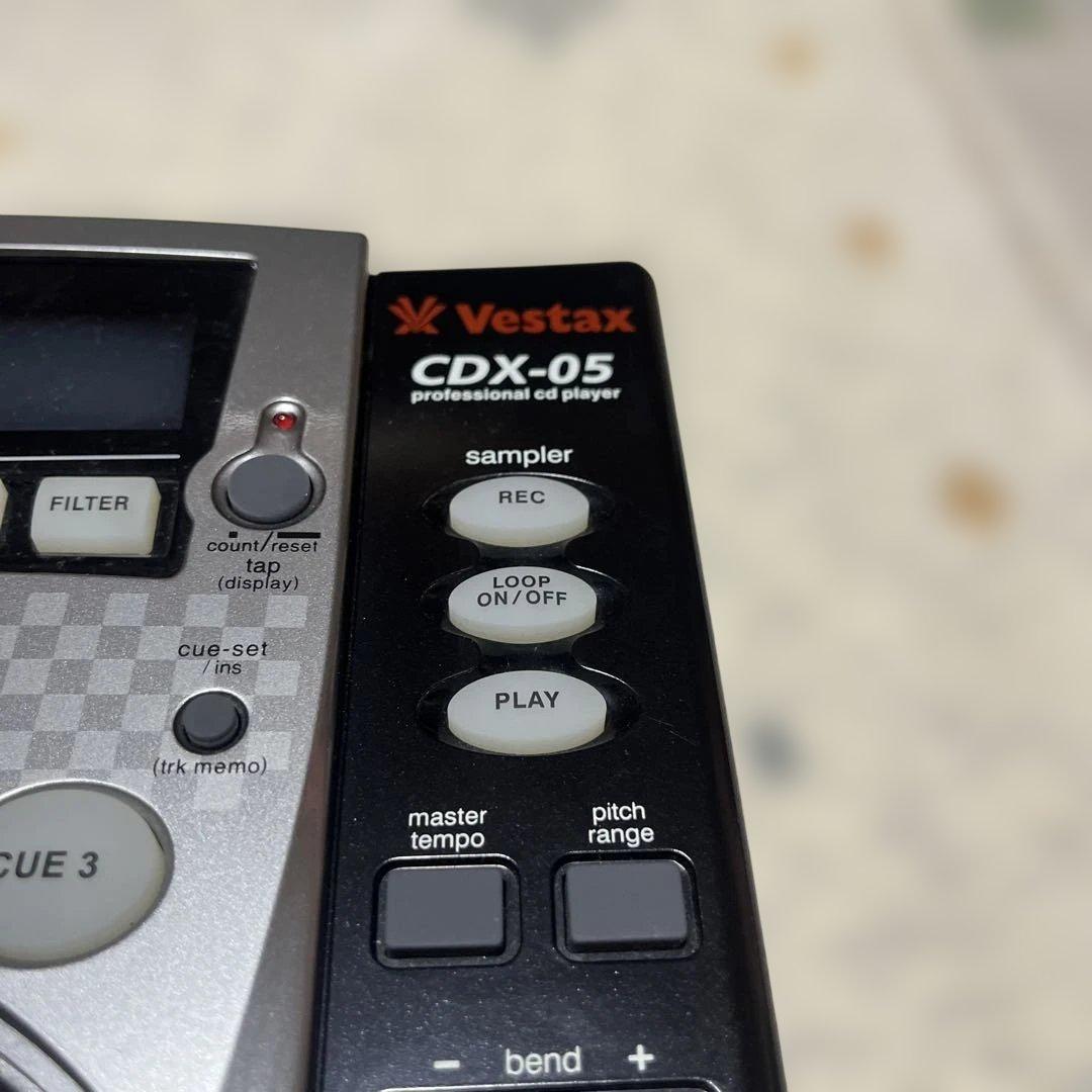 Vestax CDX-05 デジタル表示 CDJ ループ/エフェクト/キュー機能