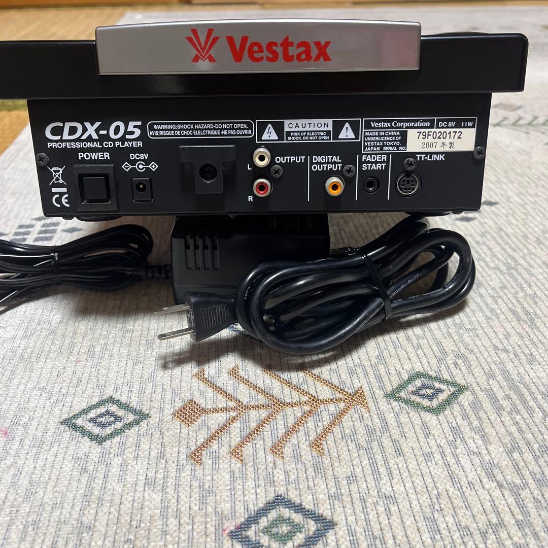 Vestax CDX-05 デジタル表示 CDJ ループ/エフェクト/キュー機能