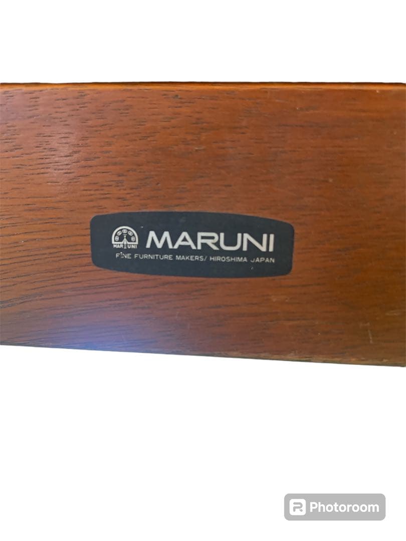 超希少 MARUNI オールドマルニ 孔雀印 MADISON オットマン 本革