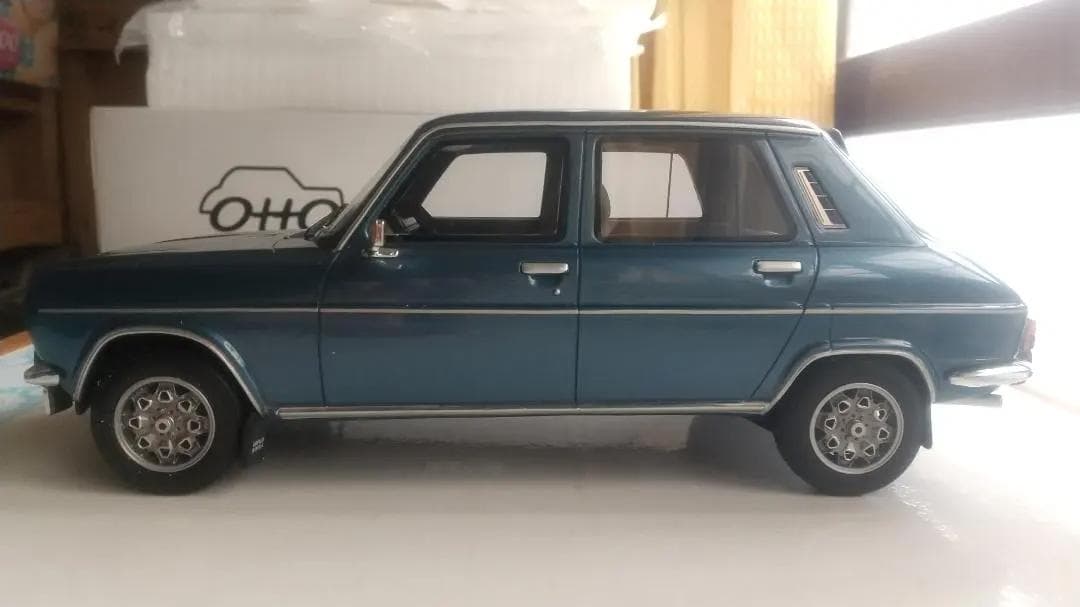 OTTO mobile SIMCA 1100 Ti Bleu ミニカー 1/18