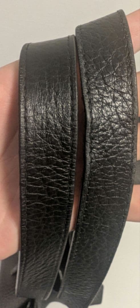 【A4対応】FURLA フルラ 本革 トートバッグ 黒 ビジネス ハンドル調整可