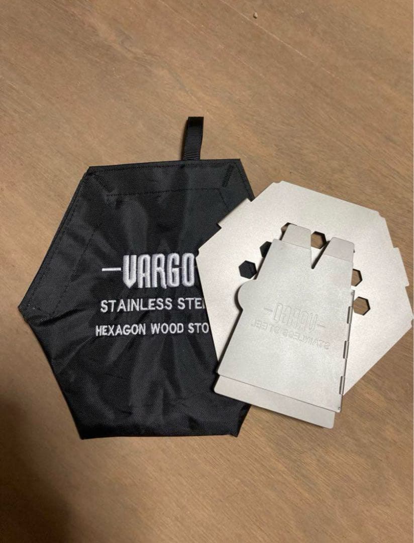 VARGO ステンレス ヘキサゴンウッドストーブ　エバニュー　チタンセット
