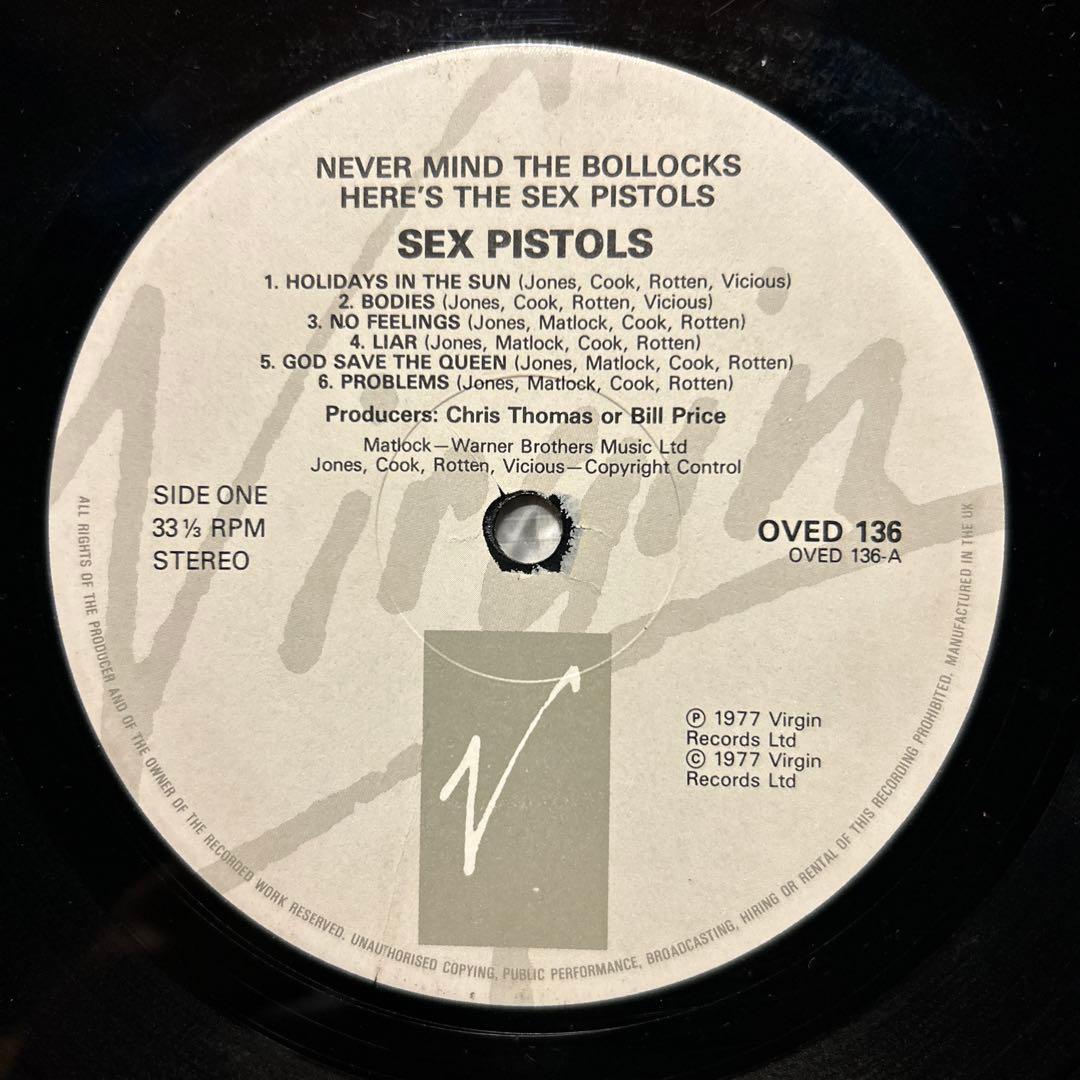 洋楽 Sex Pistols Never Mind The Bollocks UK