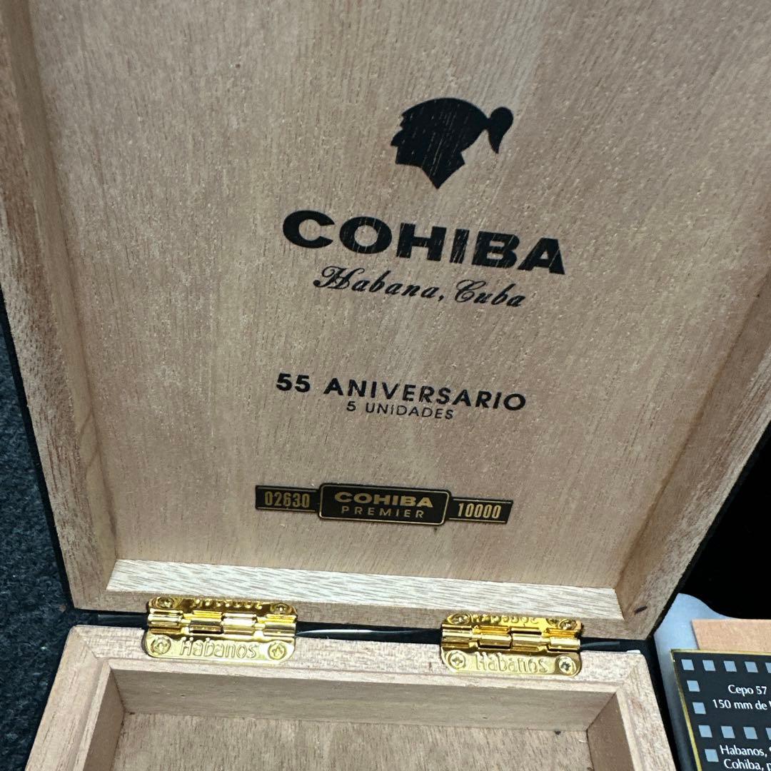 【空箱のみ】 COHIBA 55 Aniversario 木製ボックス