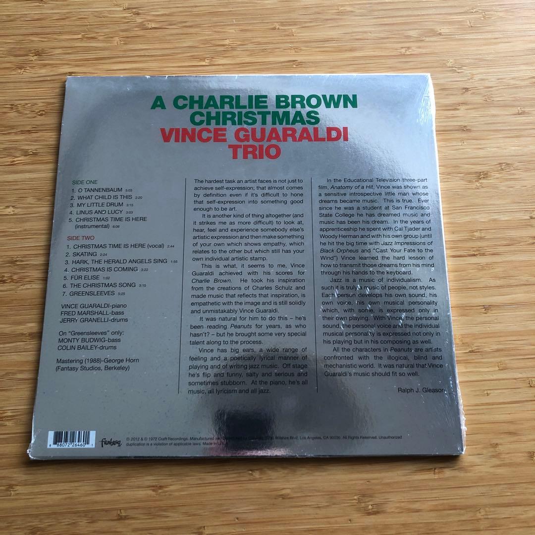 A CHARLIE BROWN CHRISTMAS LP レコード