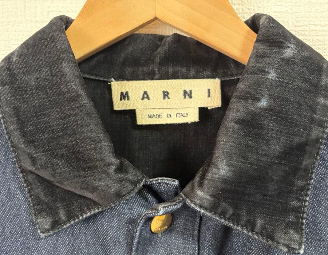 20 AW MARNI マルニ インディゴデニムジャケット カバーオール