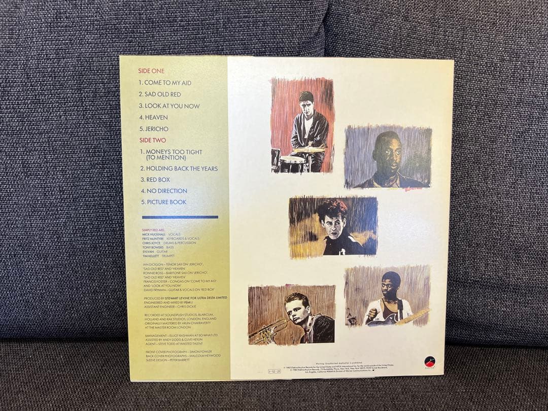 希少完品 シンプリー・レッド 1985年盤 LP P-13228 帯/ハガキ付
