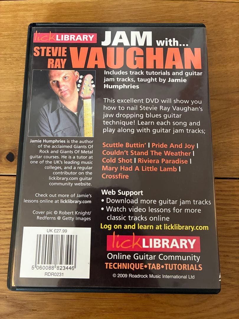 Jam with Stevie Ray Vaughan ギター教則DVD