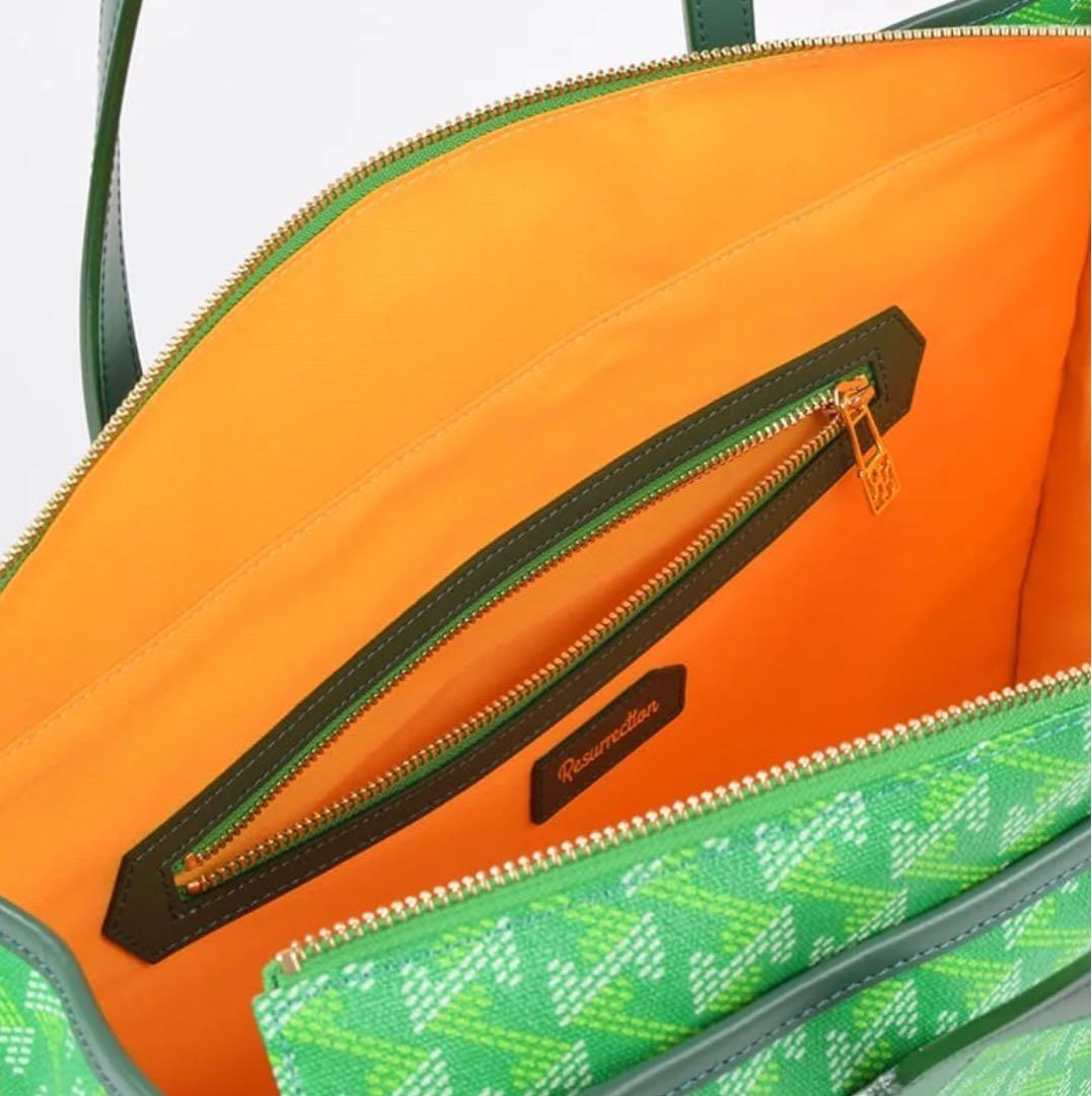 r*e様 【新品未使用】レザレクション ラニウス スクエア ビッグ/ライトグリー