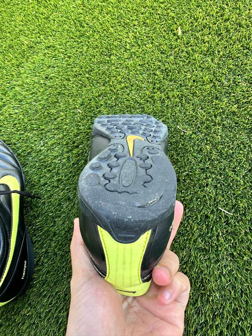 シューズ Nike Tiempo Natural II Volt Leather