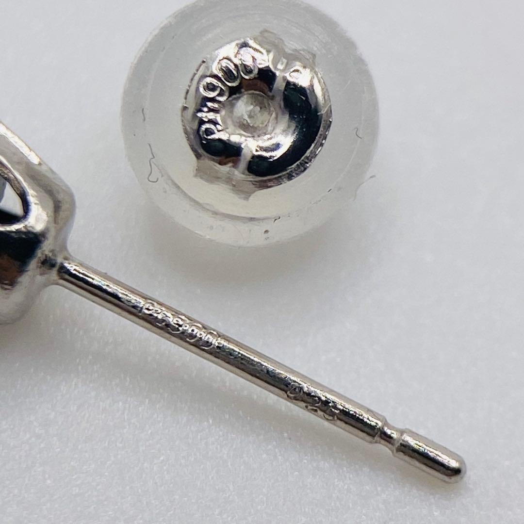 ❤️天然ブラックダイヤ片耳pt900 ✨0.25ct BKダイヤローズカットピアス