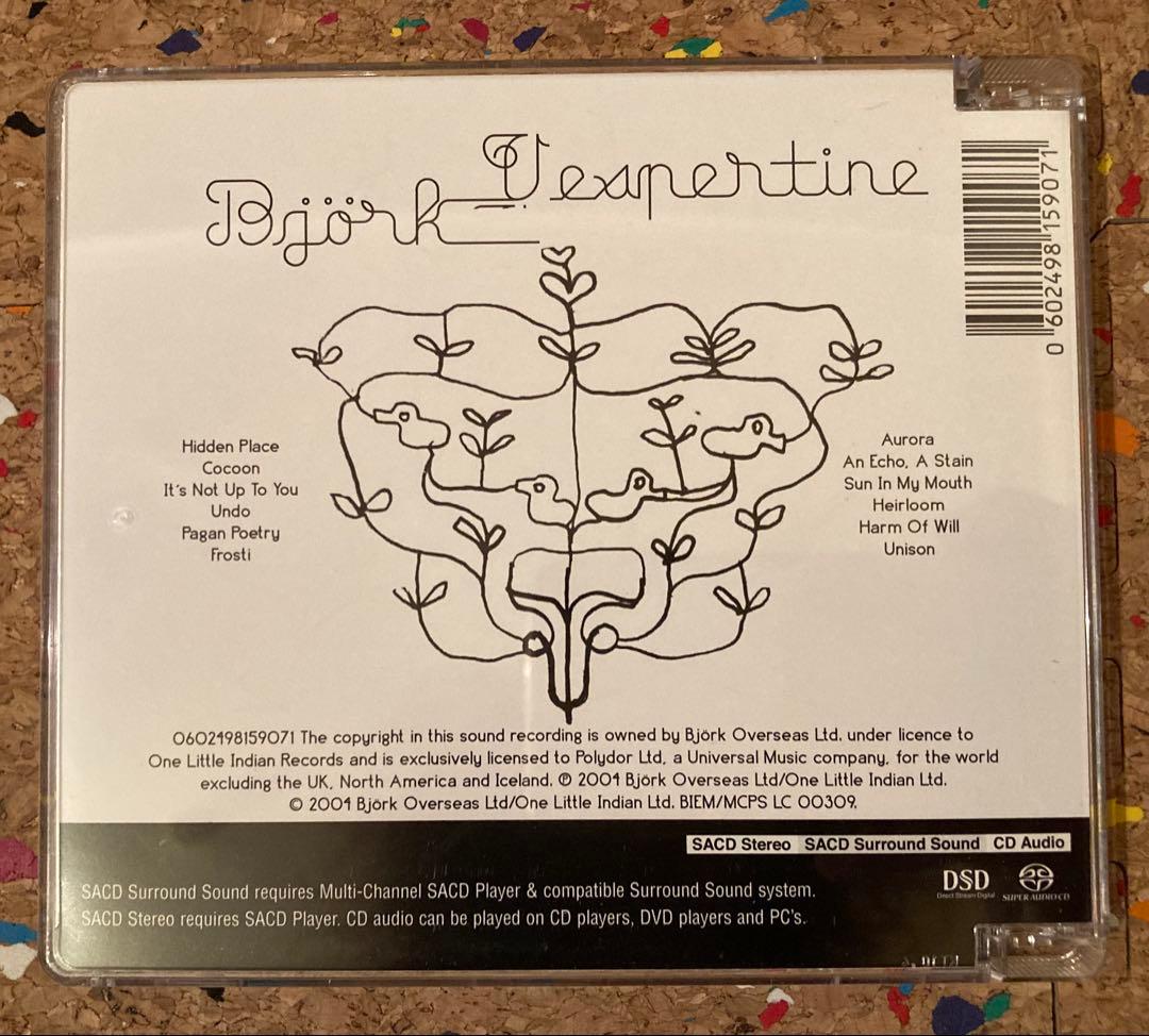Björk Vespertine SACD 2001 帯付き 希少盤