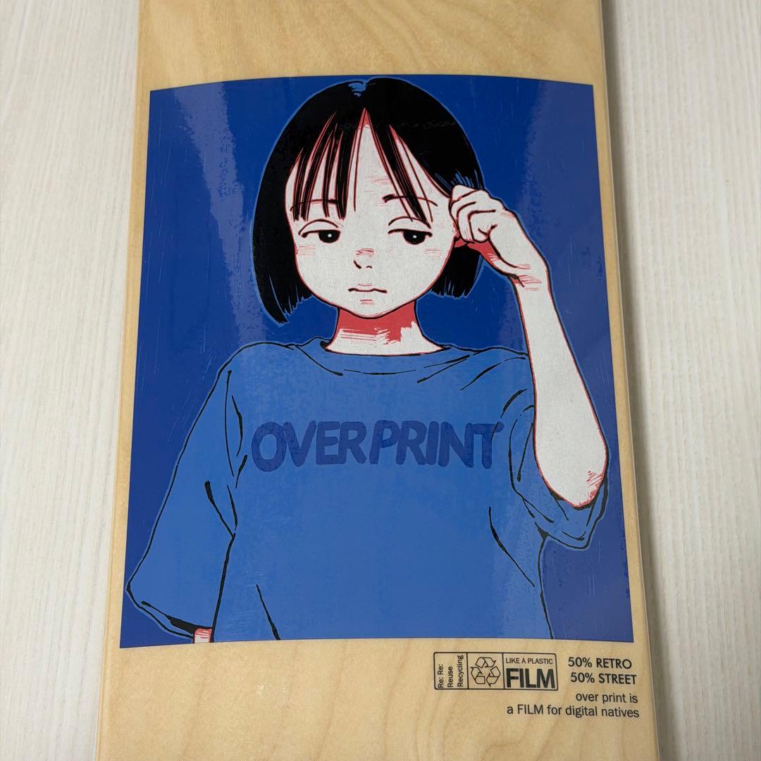 オーバープリント　スケートボードデッキ