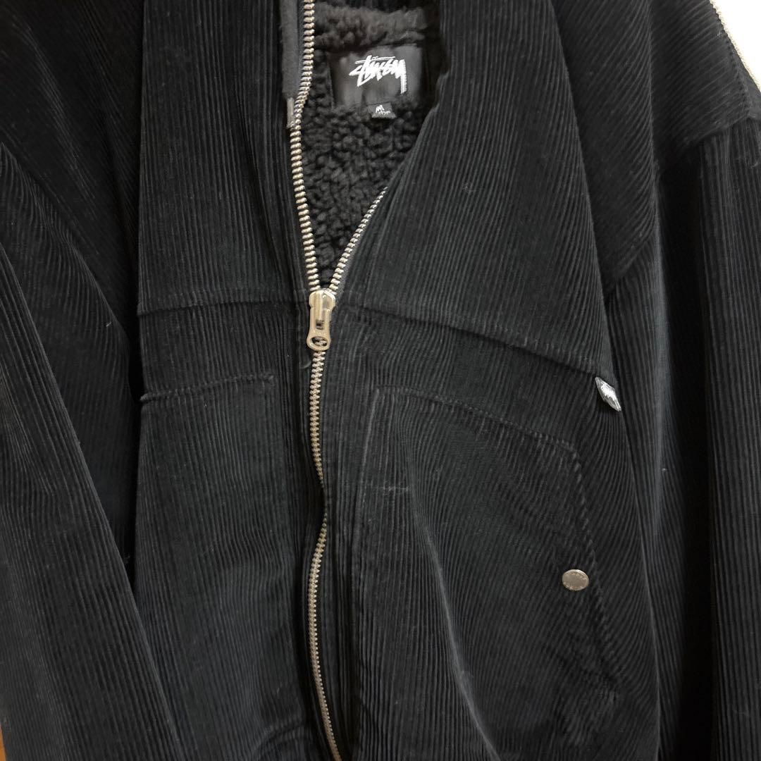 STUSSY 短丈 コーデュロイ パーカー ブルゾン M
