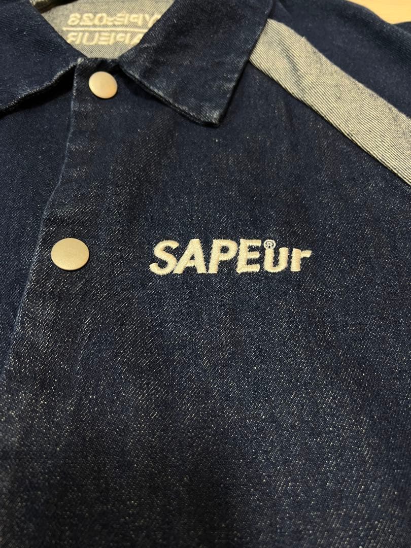 SAPEur デニムジャケット　コーチジャケット