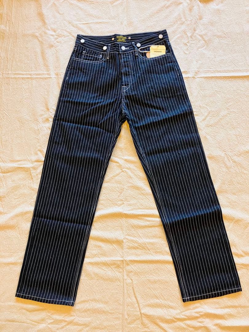 【typeＡ-Ｓ】 ストライプ　デニム　パンツ　ウォバッシュ　ヒッコリー　メンズ