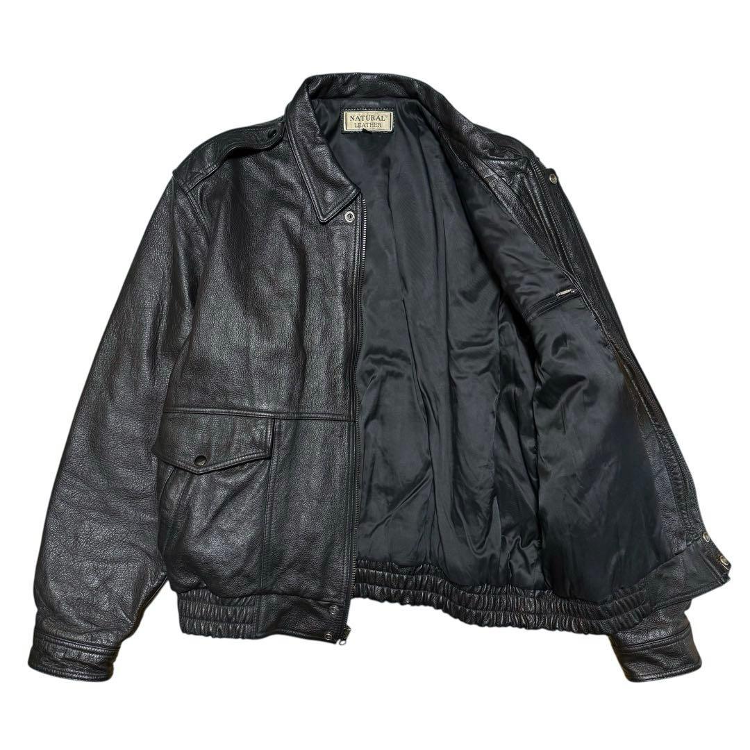 ね*み様 90's A-2 Leather Flight Jacket カウレザ