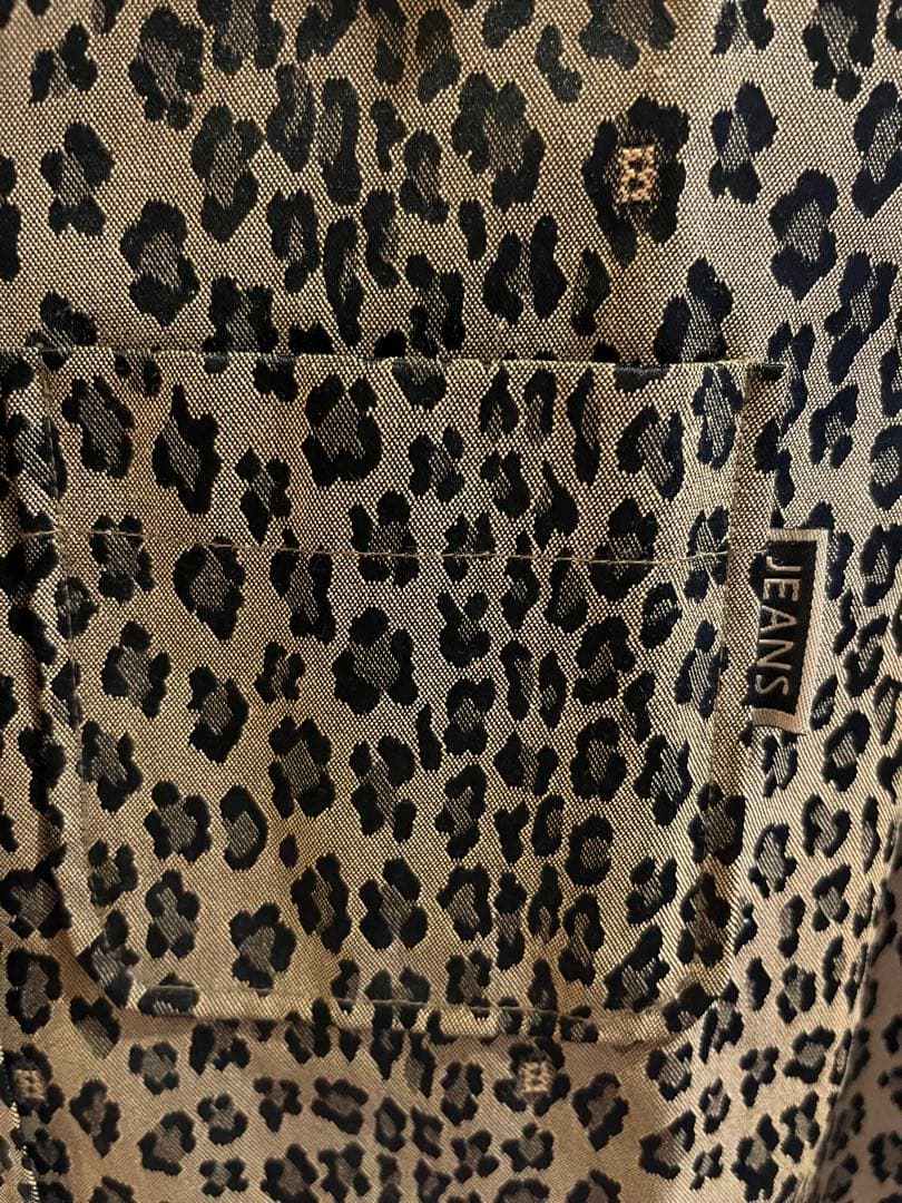 FENDI レオパード柄スプリングジャケットコート