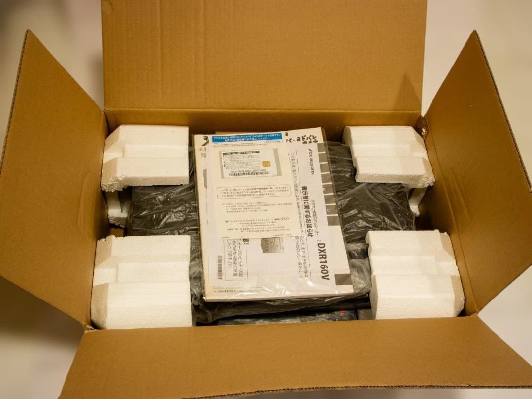 【未使用品（動作確認のみ）】DX BROADTEC DXR160V