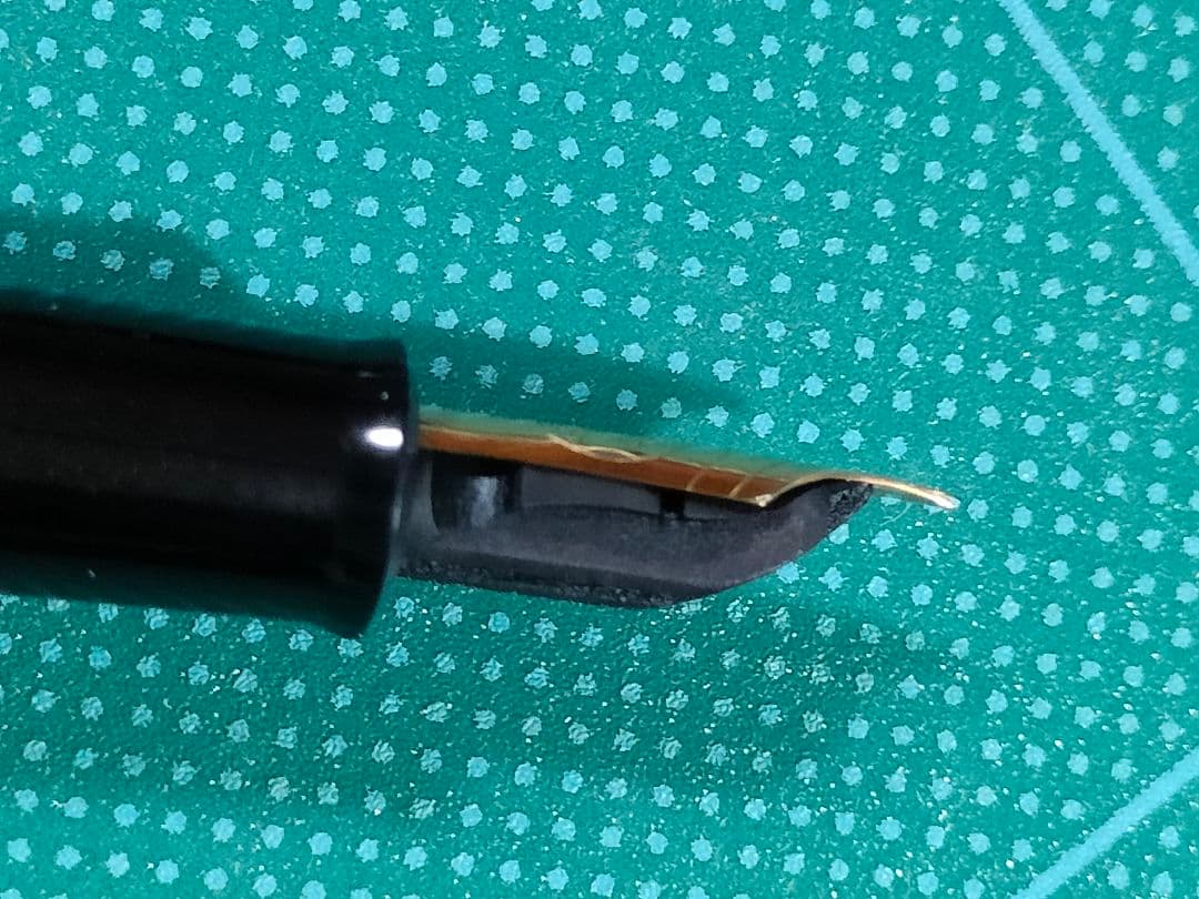 Pelikan　ペリカン　140　万年筆　EF　緑縞