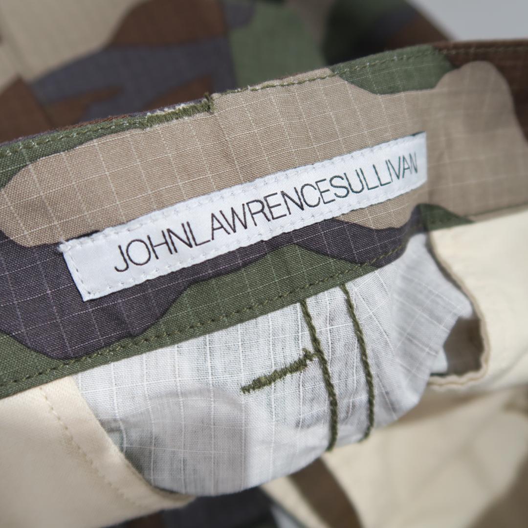 JOHN LAWRENCE SULLIVAN 迷彩 ワイドカーゴパンツ