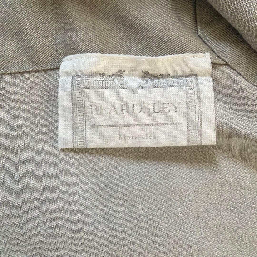 【24SS美品】BEARDSLEY ショートベスト　サイズ1 ジレ グレー