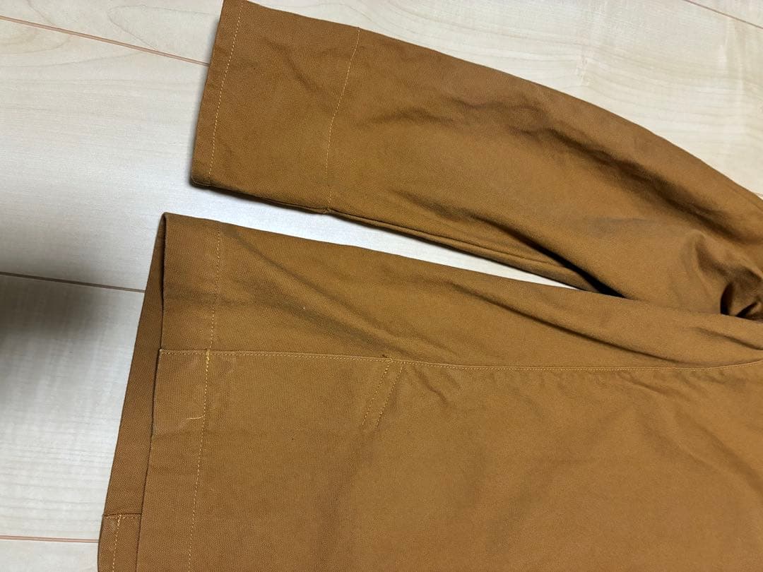 DANTONダントン丸襟コットンカバーオールマスタード38ジャケット
