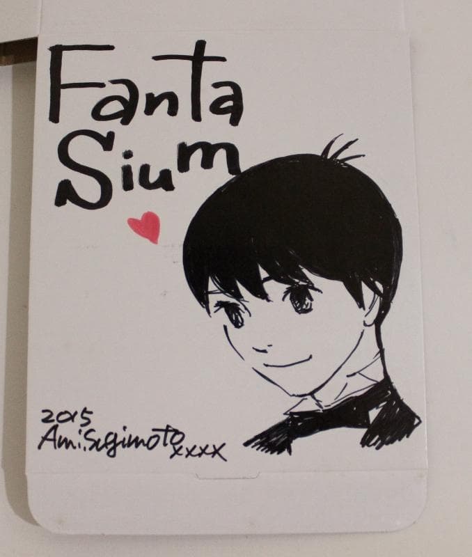 ファンタジウム　杉本亜未　直筆サイン・イラスト入りボックス