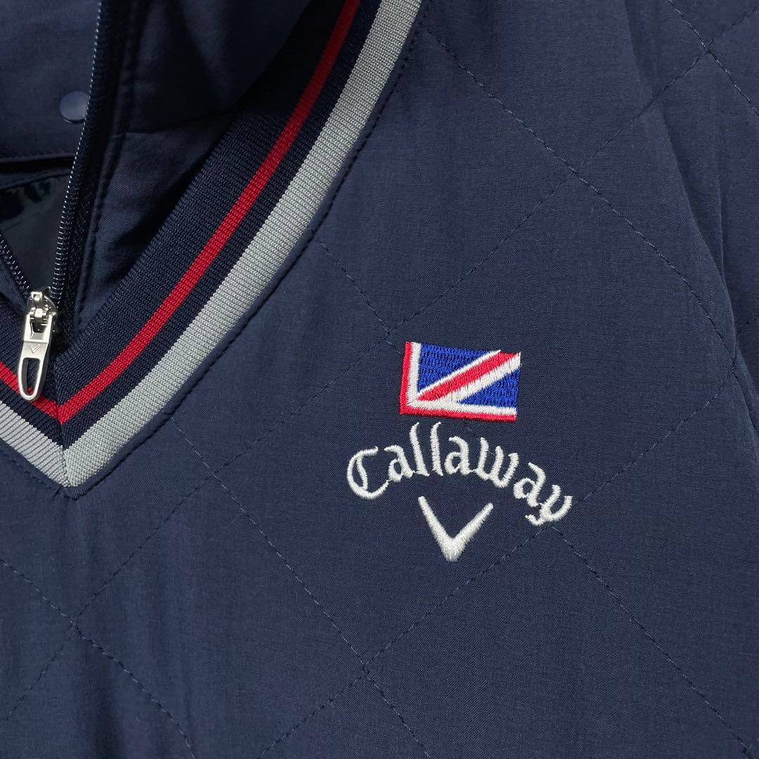 Callaway Golf 3way キルティング　プルオーバー　ネイビー