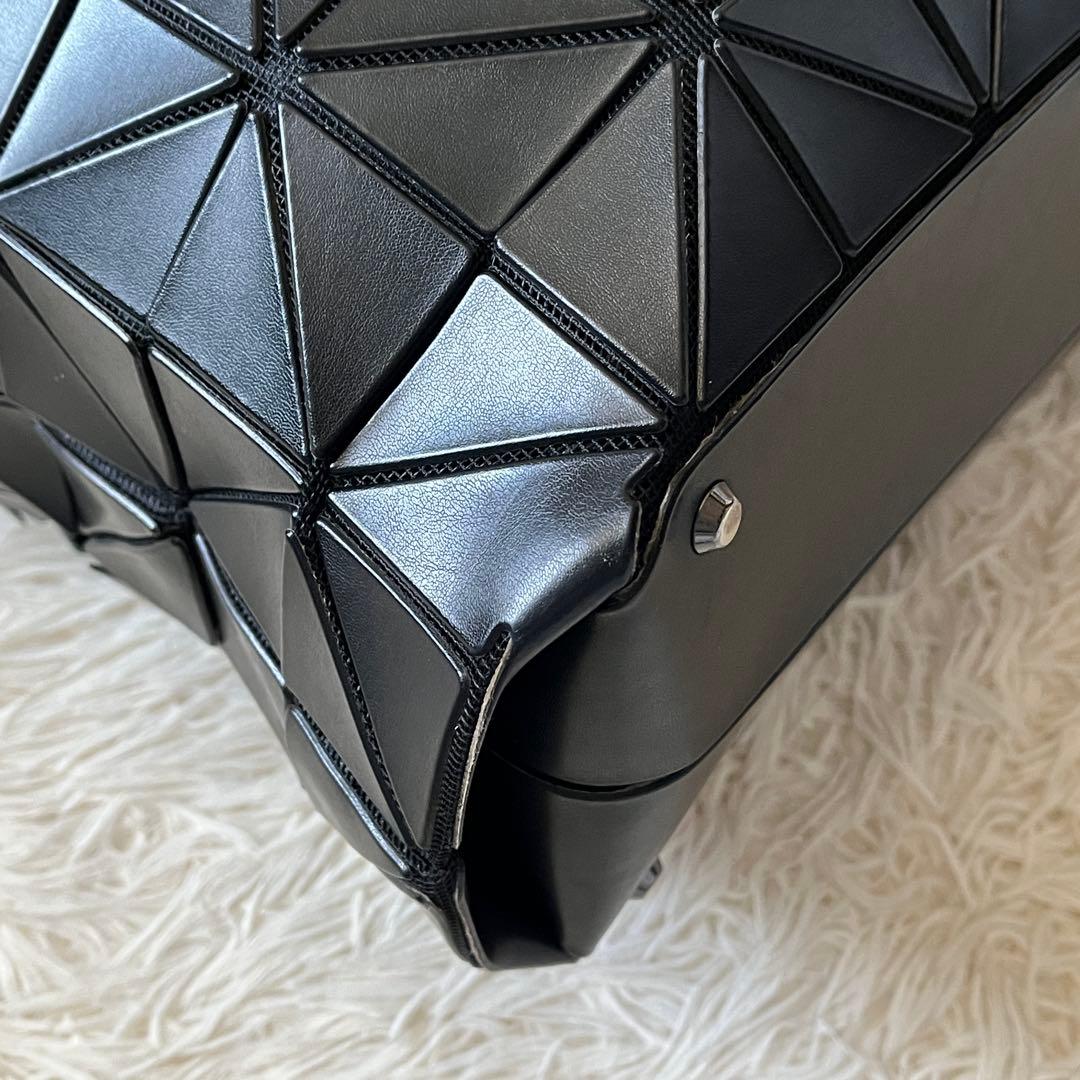美品✨BAOBAOバオバオイッセイミヤケ　ロックマット　トートバッグ　ブラック