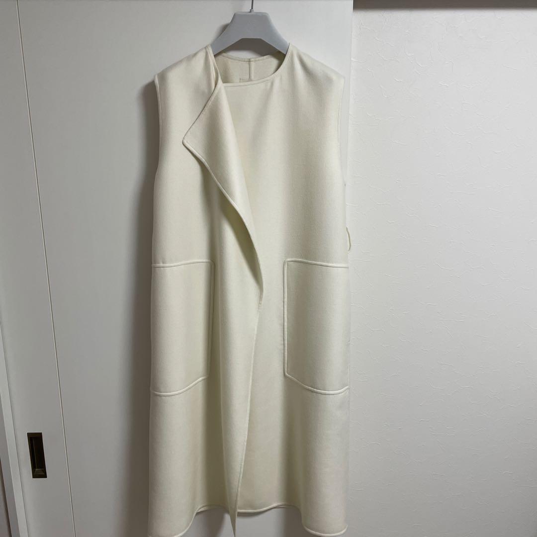 新品★HERMES★2025★カシミヤ★ベルト付★ジレ★コート　定価81万
