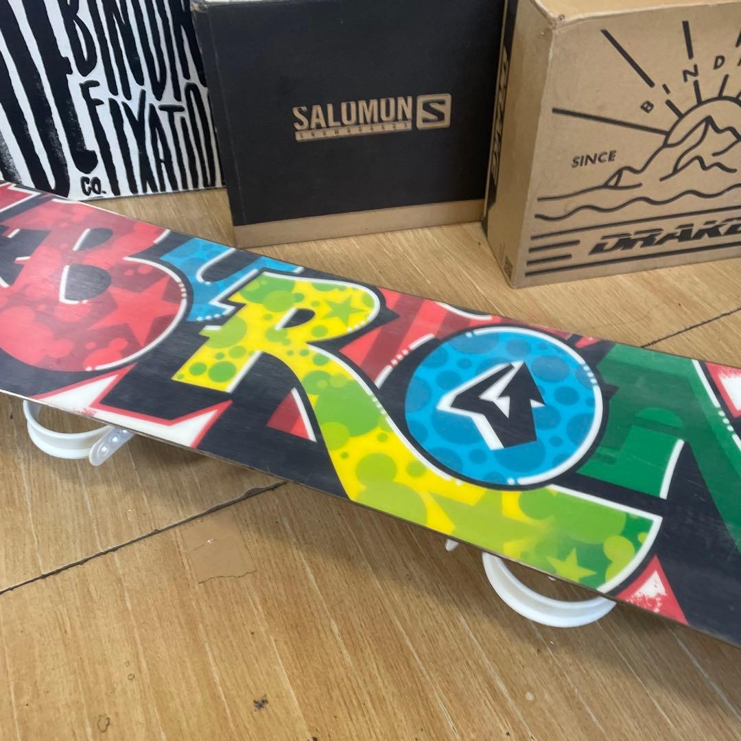 BURTON　キッズスノーボードセット　130cm　バートン　バイン付4点セット