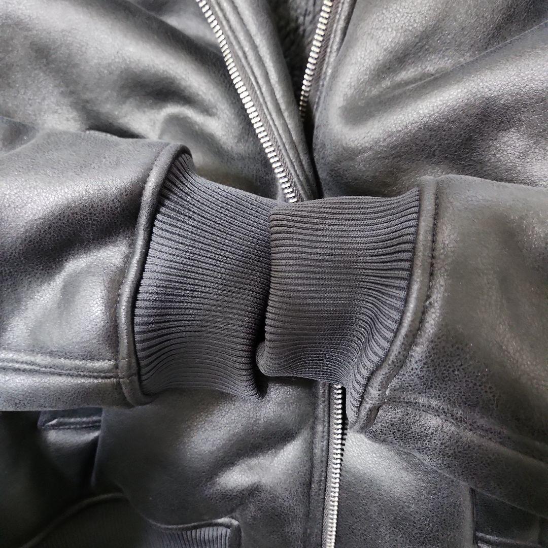 ZARA ダブルフェイス フェイクレザージャケット