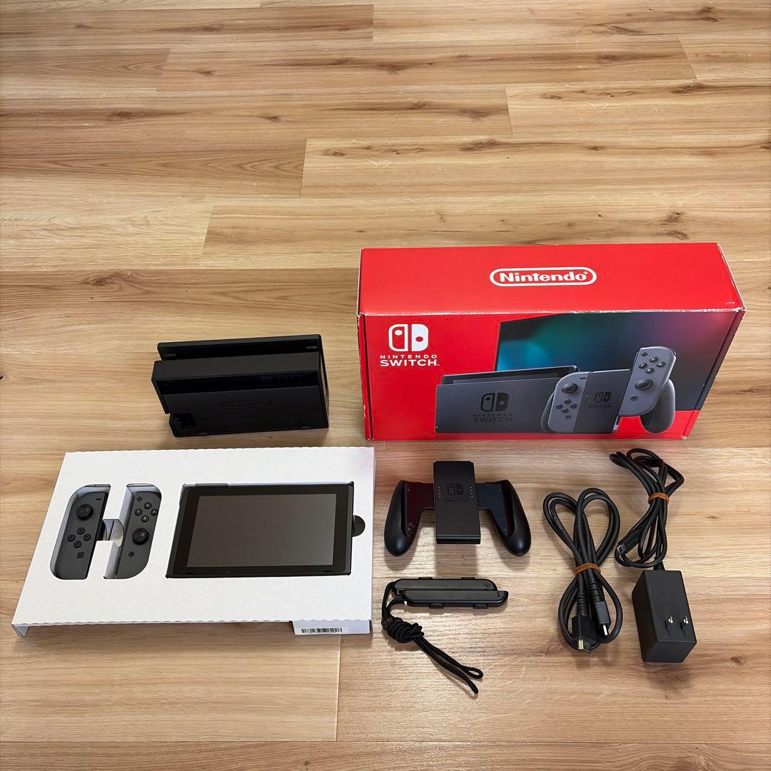 Nintendo Switch 本体 グレー 付属品完備