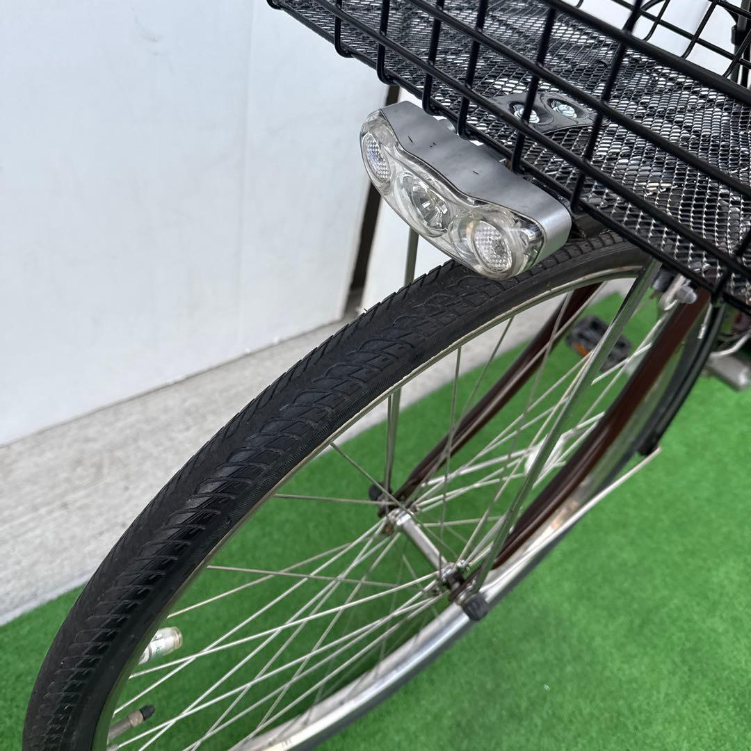ブリヂストン電動アシスト自転車26インチ8.9Ah ブラウン