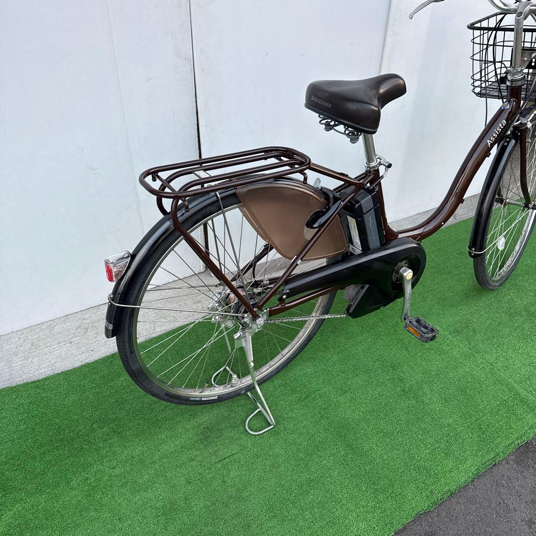 ブリヂストン電動アシスト自転車26インチ8.9Ah ブラウン