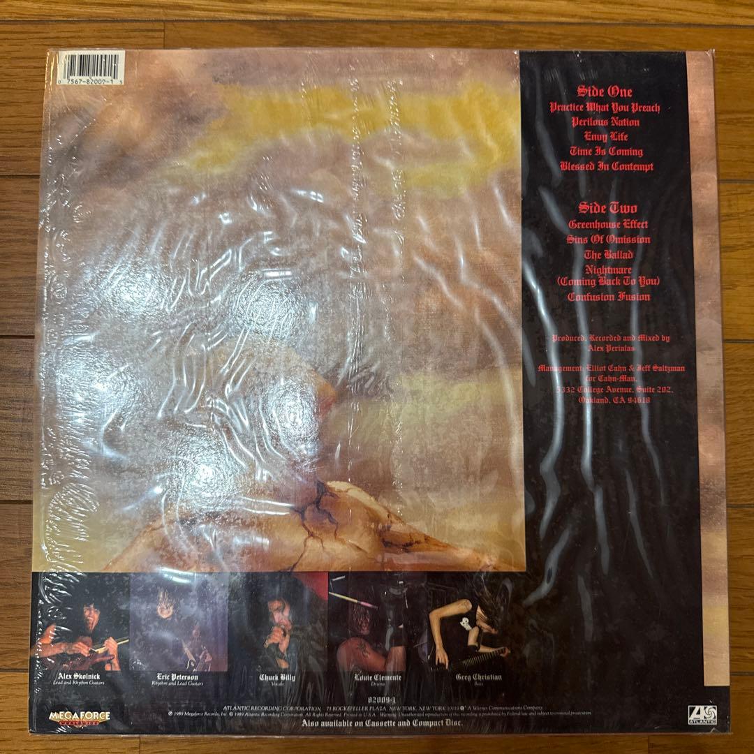 激レア TESTAMENT PRACTICE WHAT YOU〜 レコード LP
