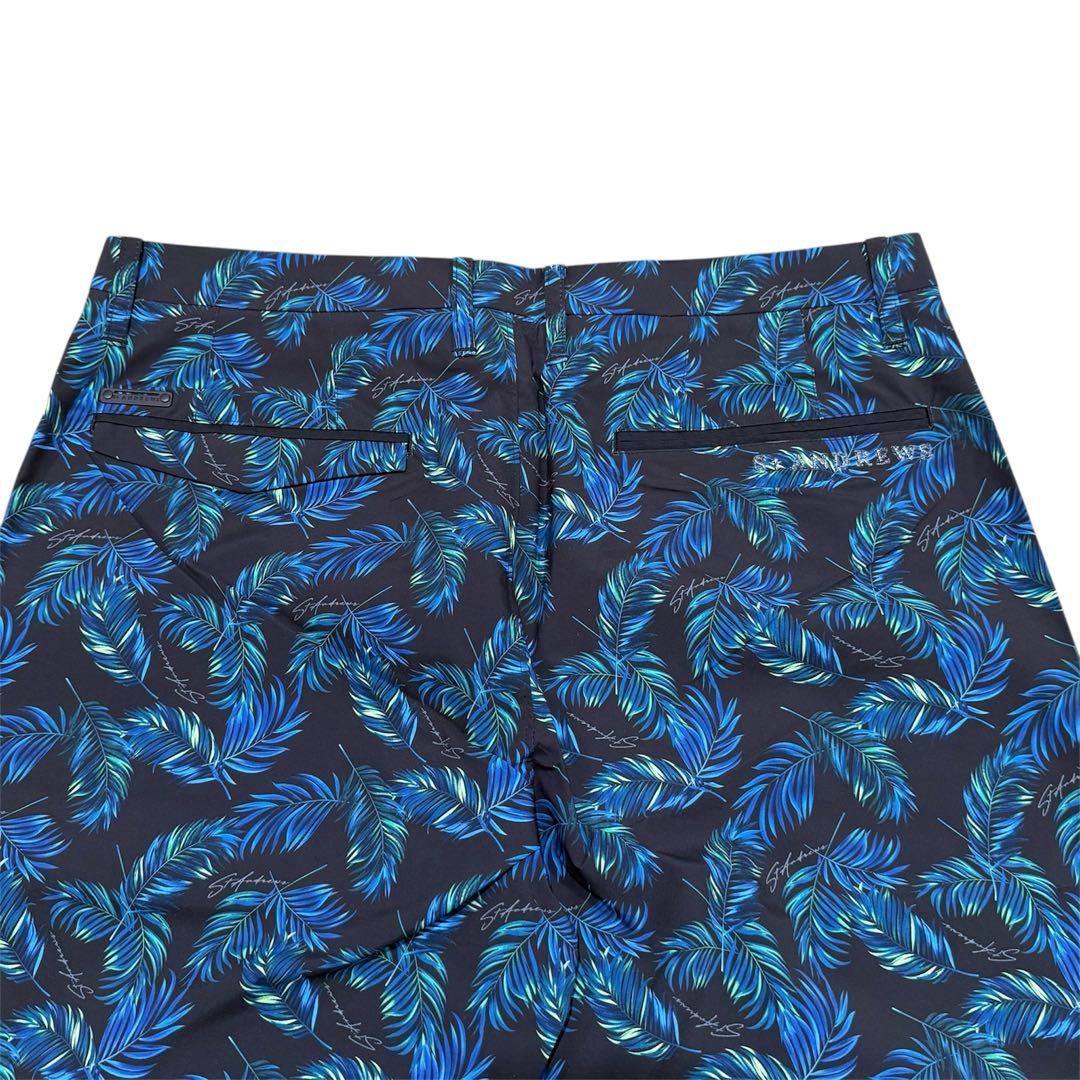【50％オフ】定価2.1万円 St ANDREWS ゴルフパンツ 柄 メンズ