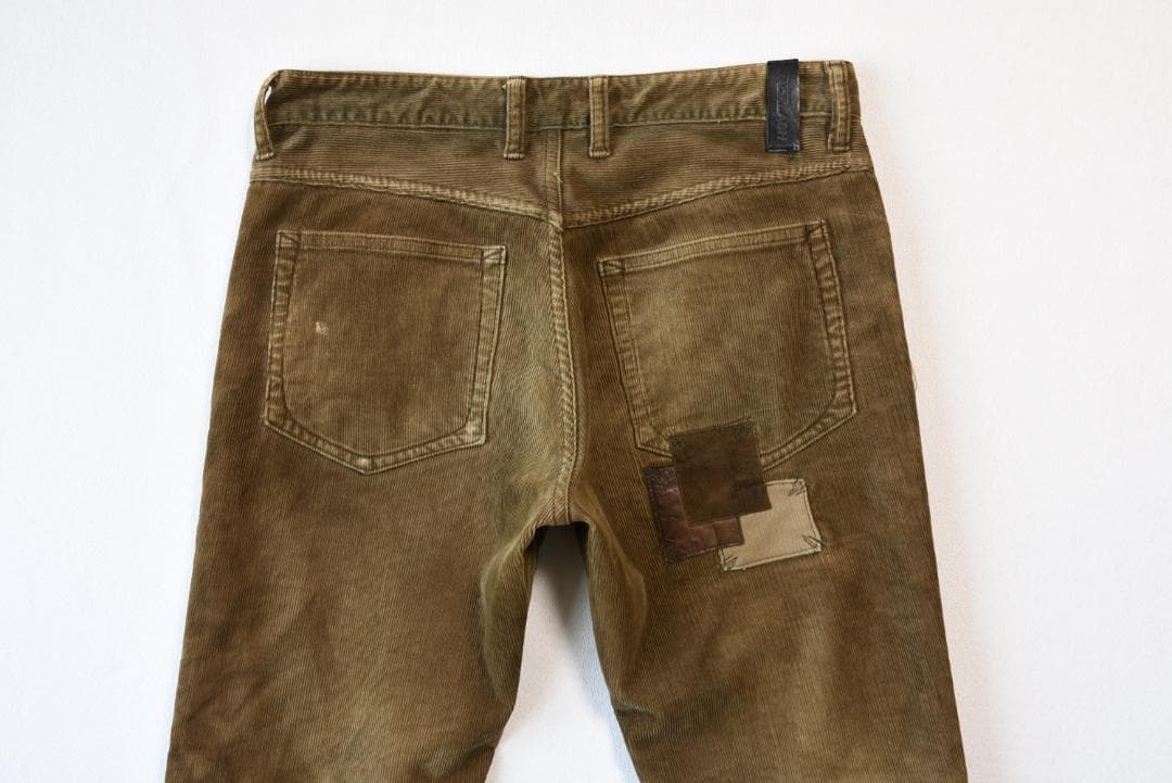 ISAMU KATAYAMA BACKLASHヴィンテージ加工コーデュロイパンツ