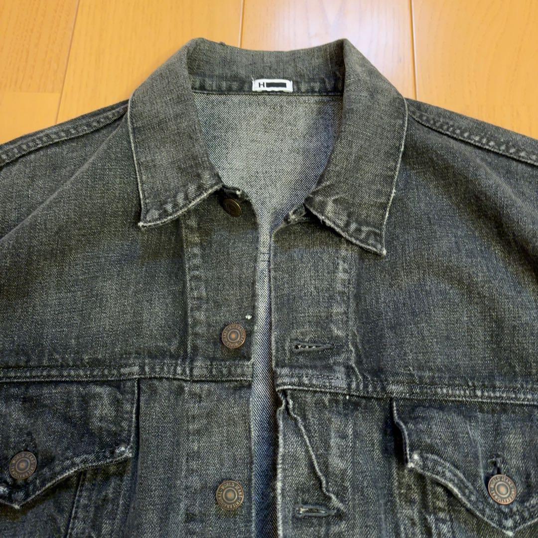 【完売品】＜H＞BLACK DENIM JACKET L 24SS
